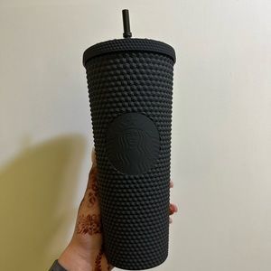 2019 Matte Black Starbucks Studded Tumbler